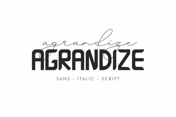 Agrandize: A Modern Typeface for Editorial Design