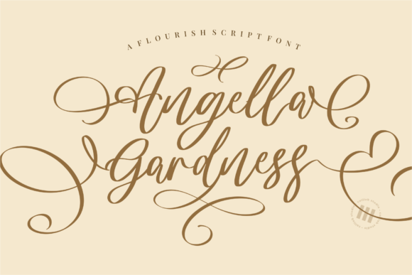 Angella Gardness: A Script Font for Elegant Branding