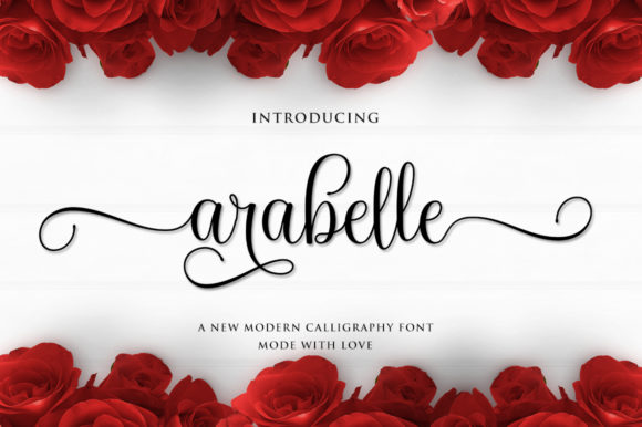 Arabelle: A Romantic Script Font for Crafters