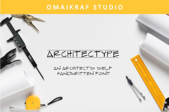 Architectype: A Handwritten Font for Digital Design