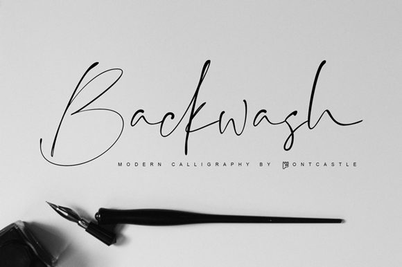 Backwash: A Handwritten Typeface for Editorial Calm