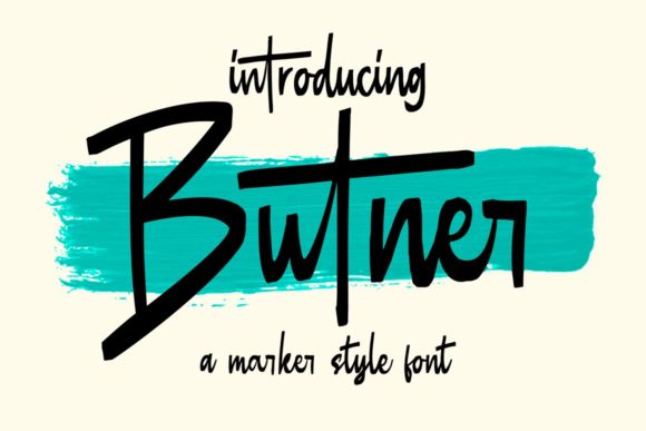 Butner: A Handwritten Font for Digital Design
