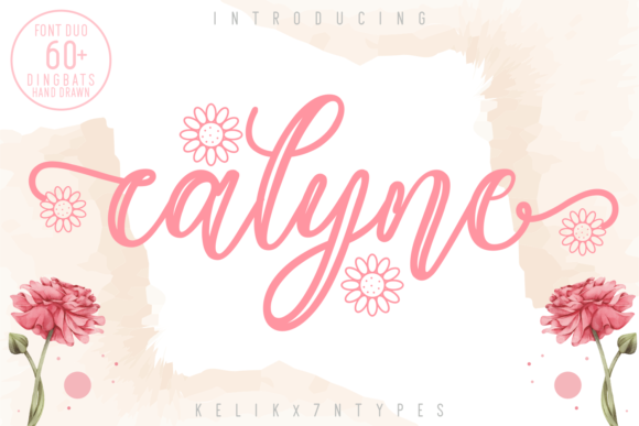 Calyne: A Handwritten Font for Editorial Elegance