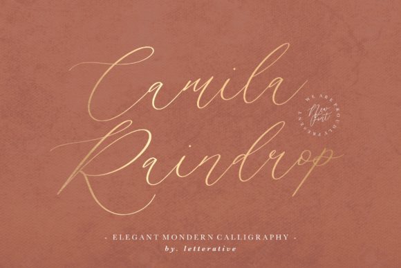Camila Raindrop Font: A Designer’s Review