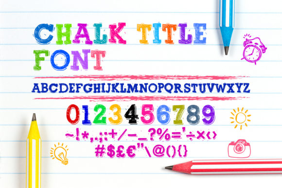 Chalk Title: A Handwritten Font for Editorial Charm