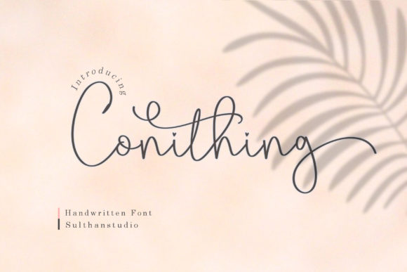 Conithing Typeface Review for Designers
