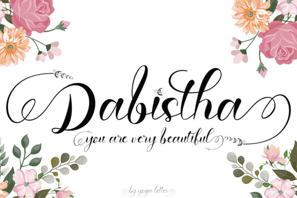 Dabistha: A Handwritten Font for Elegant Branding