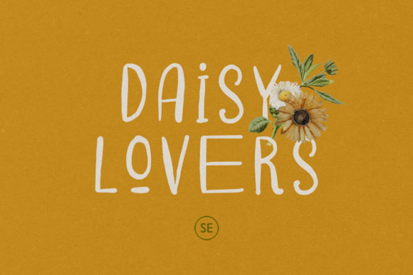 Daisy Lovers: A Handwritten Font for Gentle Editorial Design