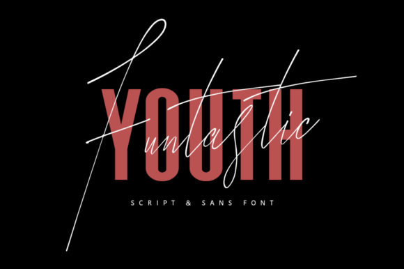 Funtastic Youth Duo Typeface for Editorial Design