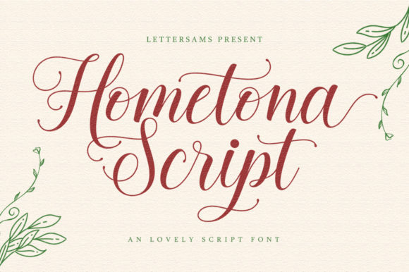 Hometona: A Handwritten Font for Polished Web Design