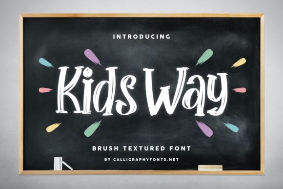 Kids Way: A Playful Script Font for Digital Design