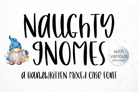 Naughty Gnomes Font: A Playful Typeface for Crafters