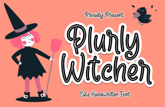 Plurly Witcher: A Joyful Handwritten Typeface