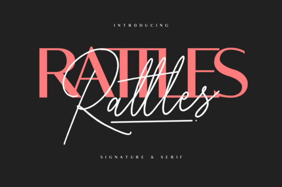 Rattles Font: A Typeface for Polished Brands