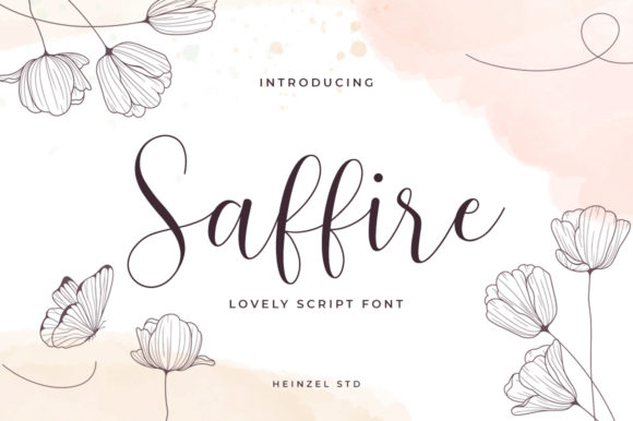 Saffire: A Handwritten Font for Elegant Branding