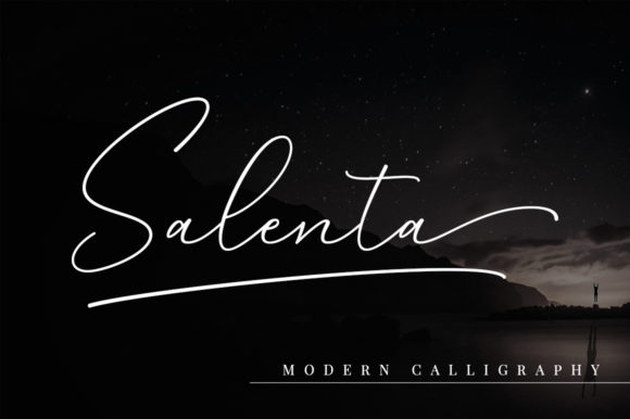 Salenta: A Soft Script Font for Editorial Elegance