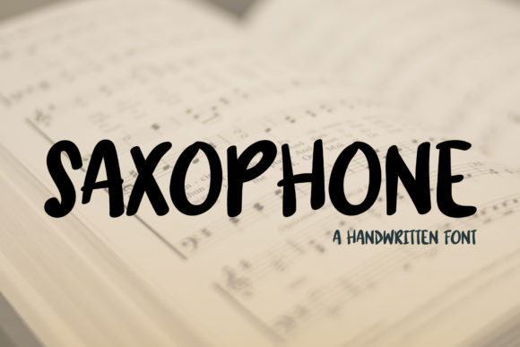 Saxophone Font: A Playful Typeface for Makers