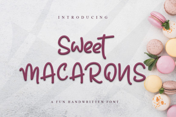 Sweet Macarons: A Playful Display Font for Clear Campaigns