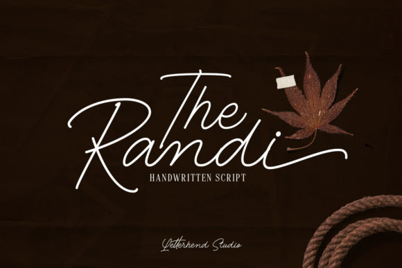 The Randi: A Classy Monoline Script Typeface for Branding