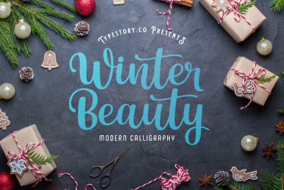 Winter Beauty: A Sweet Script Font for Crafters